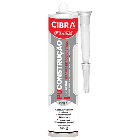 Selante PU Construção 400g Cinza Cibra