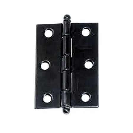 Dobradiça S1001 FPP Preta 2.1/2" Rocha