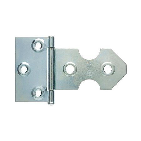 Dobradiça de Portão Leme RCA03 90x45x1,90mm 150mm Azul Rocha