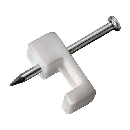 Fixa Fio 18/20 Branco + Prego 1,8x25 20 Unidades Sfor