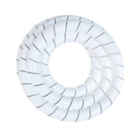 Organizador de Fios e Cabos 12mm 1,5m Branco Sfor