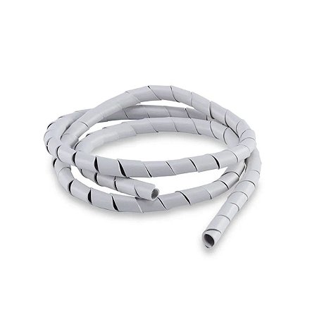 Organizador de Fios e Cabos 25mm 1,5m Cinza Sfor