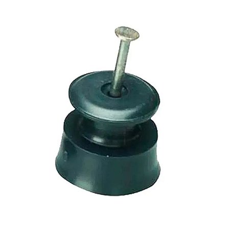 Roldana para Fios Verde com Prego Modelo 30 5 Unidades Sfor