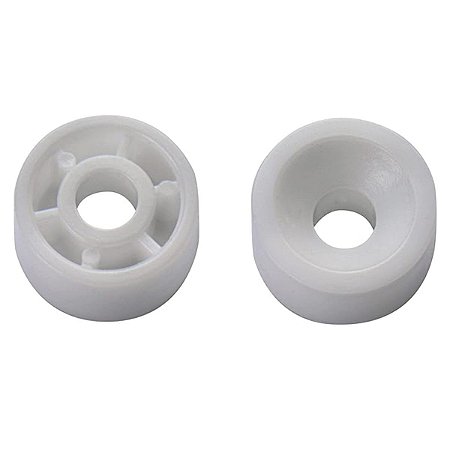 Suporte para Prateleira Redondo Branco + Parafuso 4,0x16 10 Unidades Sfor