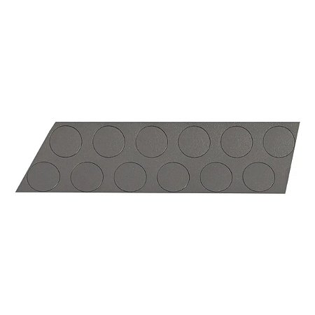 Tapa Parafuso Adesivo Preto 12mm 12 Unidades Sfor