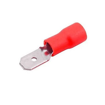 Terminal Macho Pré-Isolado Vermelho 1,5x2,5mm 20 Unidades Sfor