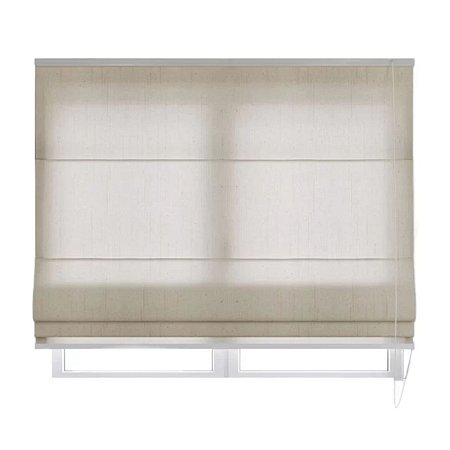Persiana Romana Express Finesse 1,60x1,60 Natural Blackout Belchior