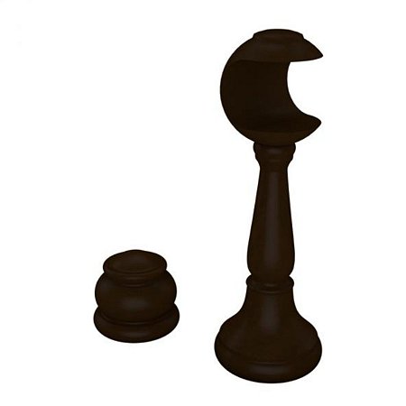 Suporte Eco Europa 28mm 11cm Alongado Imbuia Belchior