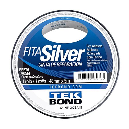 Fita Silver Tape 48mm x 5m Tekbond