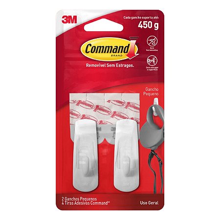 Gancho Command Pequeno 3M