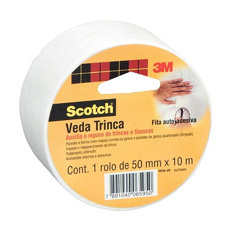 Fita Veda Trinca Scotch 50mm x 10m 3M