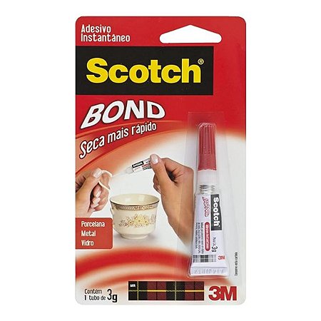 Adesivo Instantâneo Bond 3g 3M