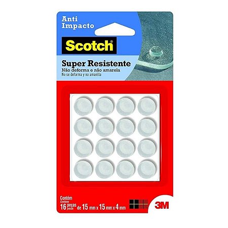 Anti Impacto Redondo Tamanho G com 16 Unidades Scotch-Brite 3M