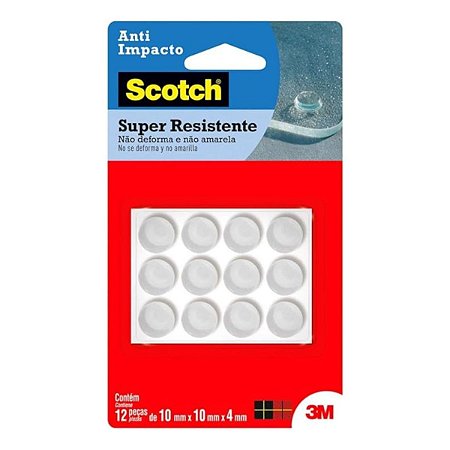 Anti Impacto Redondo Tamanho M com 12 Unidades Scotch-Brite 3M