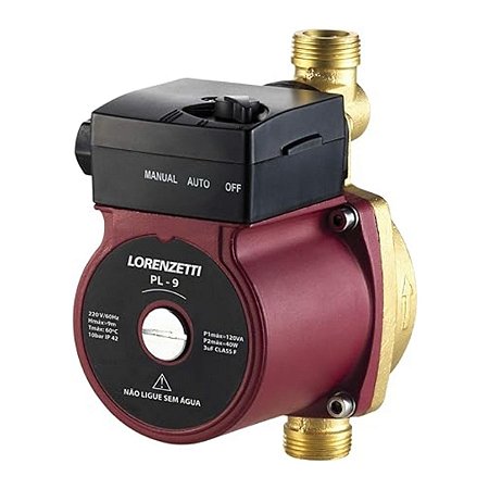 Pressurizador de Água PL9 9MCA 160W 220V Lorenzetti