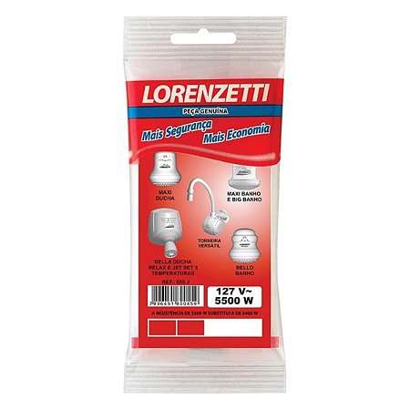 Resistência Maxi/Versátil/Easy 5500WX127V 055-J Lorenzetti