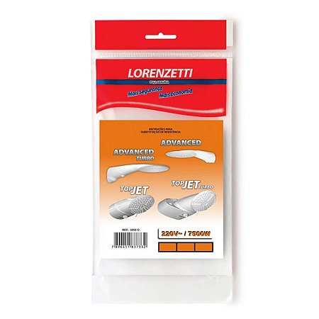 Resistência Advanced/Top Jet 3055 O 7500W 220V Lorenzetti