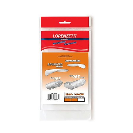 Resistência Advanced/Top Jet 3055 P 6400W 220V Lorenzetti