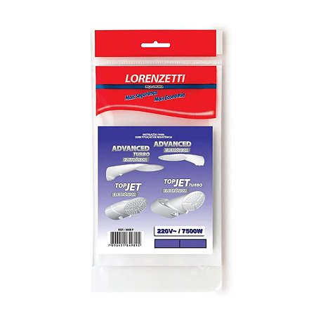 Resistência de Aquecimento para Chuveiro 7500WX220V 3056-F Lorenzetti