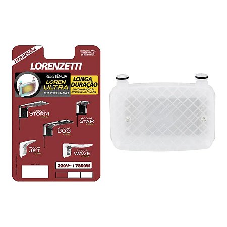 Resistência para Acqua/Storm/Star Ultra 7800W x 220V Lorenzetti