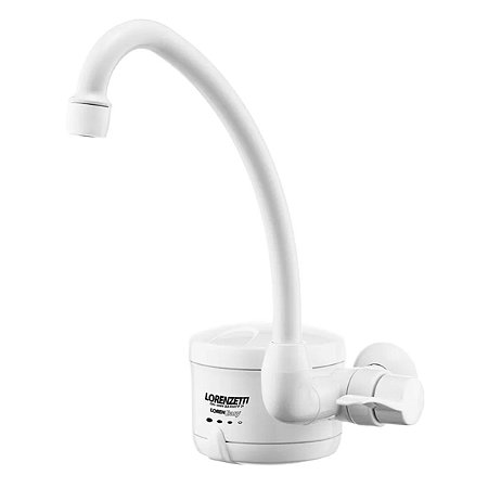 Torneira Elétrica de Parede 5500W 220V Branca Loren Easy Lorenzetti