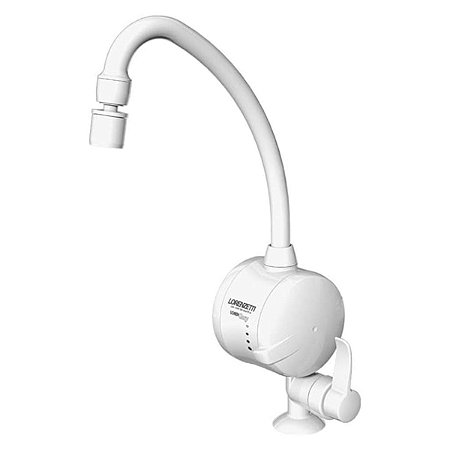 Torneira Elétrica de Mesa 5500W 220V Branco Easy Lorenzetti
