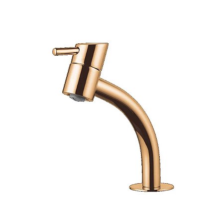 Torneira para Cozinha de Mesa Bica Móvel Swan R42 1196 Rose Gold Lorenzetti