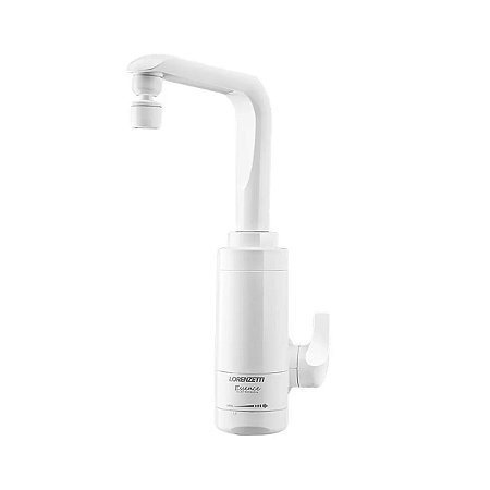 Torneira Elétrica para Cozinha de Parede Essence 4600W 127V Branca Lorenzetti
