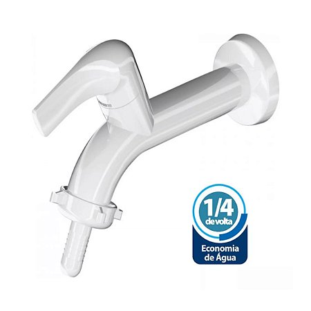 Torneira para Tanque/Jardim de Parede Fitt 1130 F61 Branca Lorenzetti
