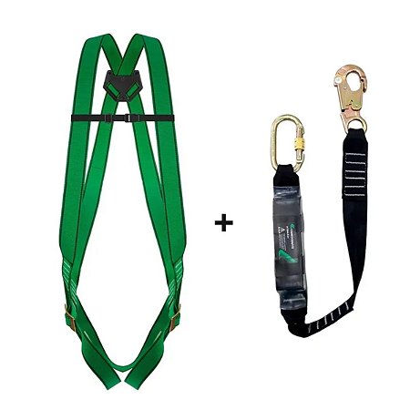 Conjunto Cinturão Paraquedista CG750P e Talabarte CG700/CG343AB Carbografite