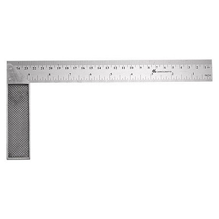 Esquadro de Aço Inox 300MM 12" 012291812 Carbografite