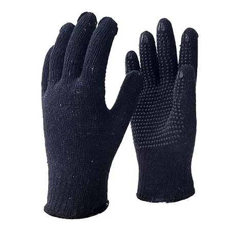 Luva de Malha Pigmentada Preta 012602412 Carbografite