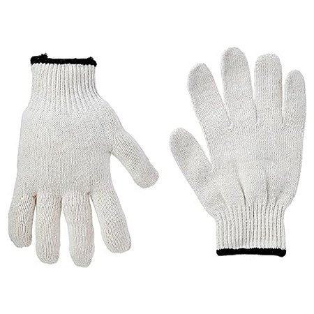 Luva de Malha Branco 012348312 Carbografite