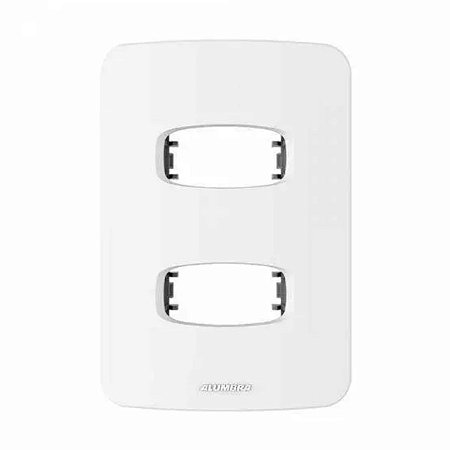 Placa 4x2 2 Módulos Distânciado com Suporte 85301 Gracia Alumbra 85301