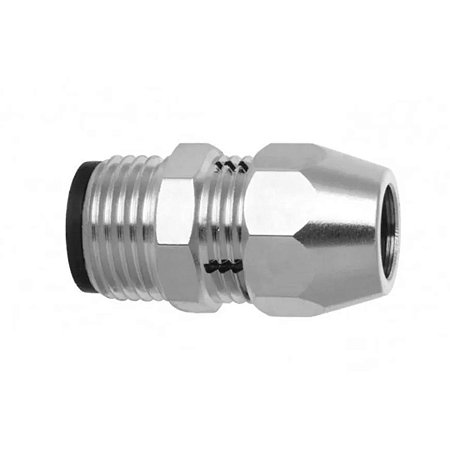 Adaptador Niquelado para Gàs 1/2X3/8 180101 Blukit