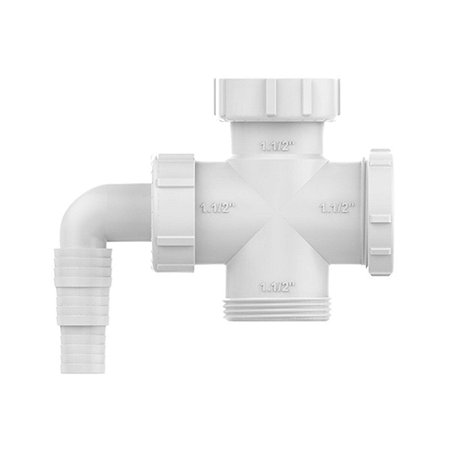 Conexão Máquina de Lavar Branco 030402 Blukit