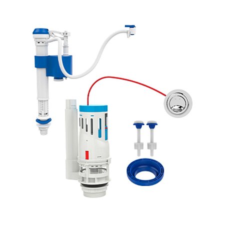 Kit Completo Universal com Duplo Acionamento para Caixa Acoplada Blukit