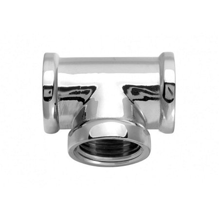 T de 90º Rosca Fêmea 1/2" Cromado 170202 Blukit
