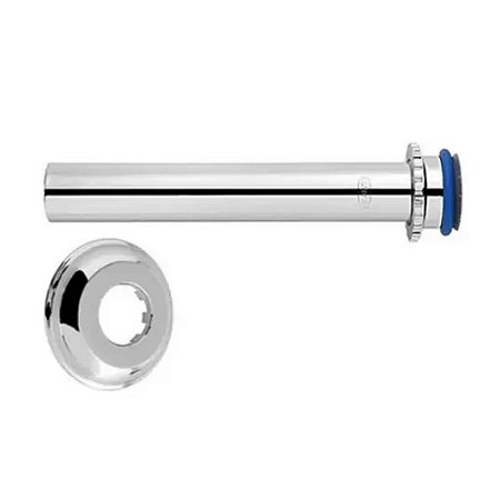 Tubo de Ligação para Vaso Sanitário Cromado 290411 Blukit