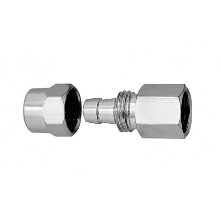 Adaptador para Filtro 1/4" x 1/4" Cromado 310109 Blukit