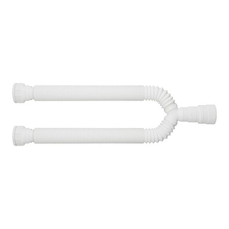 Sifão Tubo Extensivo Duplo Universal 1,1M Branco 030213 Blukit