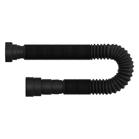 SIfão Tubo Extensivo Simples Universal 1,1M Preto Blukit