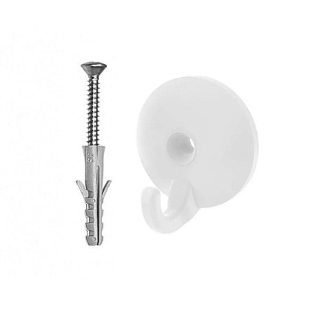 Suporte de Gancho para Duchas Higiênicas 200103 Branco Blukit