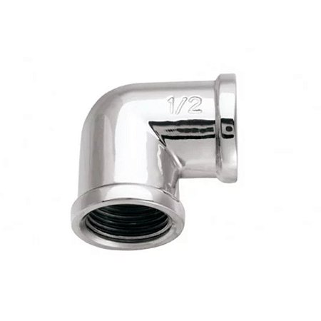 Joelho de 90° Latão Rosca FXF 1/2 170125 Blukit