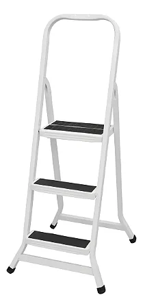 Escada Doméstica Aço 3 Degraus E03 Canal 333295