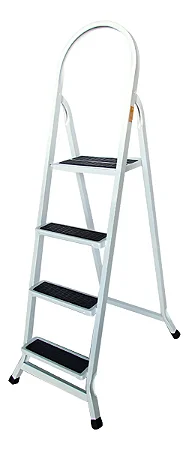 Escada Doméstica Aço 4 Degraus E04 Canal 333301