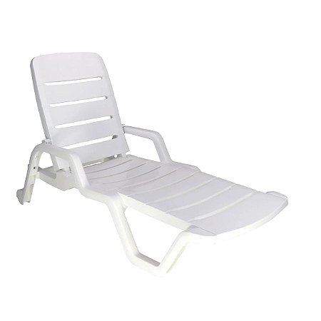 Espreguiçadeira Leblon em Polipropileno 92256010 Branco Tramontina