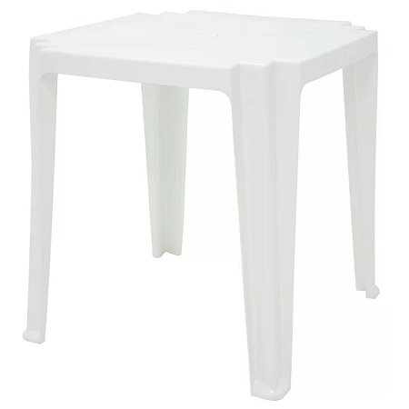Mesa Quadrada Tambaú de Polipropileno Branco 92314010 Tramontina