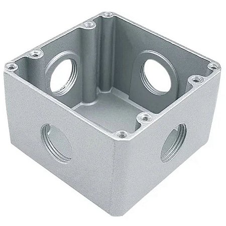 Caixa 4x4 1,2" Baixa de Piso para Condulete 56120021 Tramontina