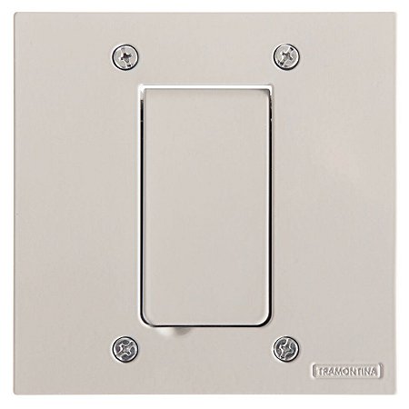 Tampa Passa Fio 4x4 para Piso Cinza 56121151 Tramontina